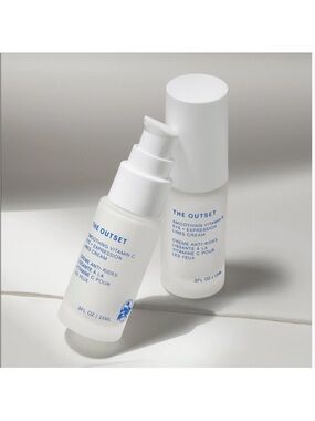 New! The Outset SMOOTHING VITAMIN C EYE + EXPRESSION LINES CREAM
